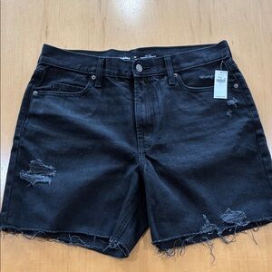 Old Navy High Rise Slouchy Straight Shorts